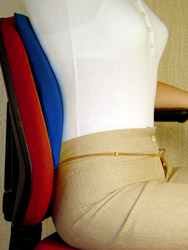 Complete back support, less back pain
